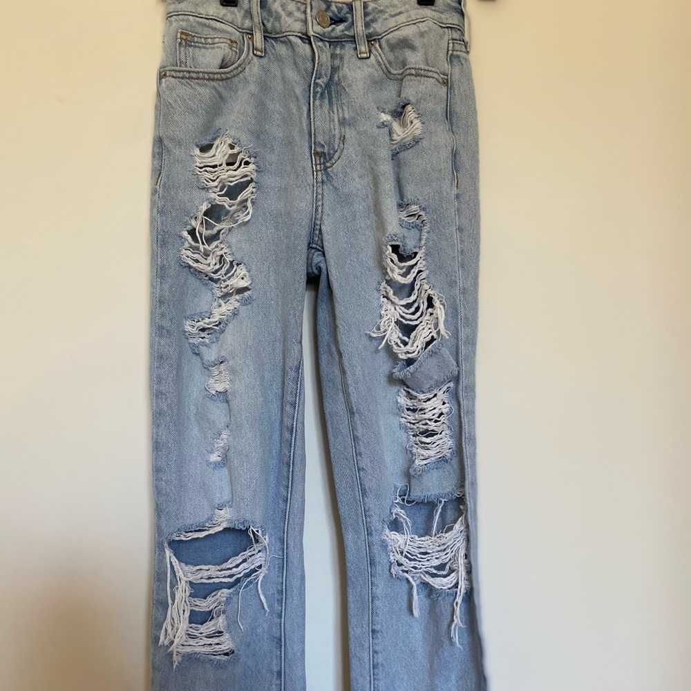 Ripped pacsun mom jeans